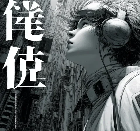 悬疑题材封面示意：昏暗走廊尽头的微光与门缝